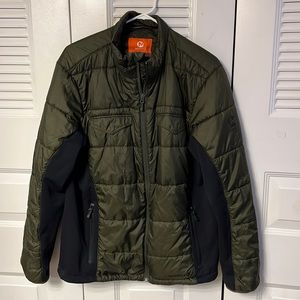 Merrell size large forest green and black winter coat- so comfortable!